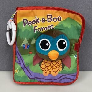 Peek-a-Boo Forest Friends Lamaze Baby Book Interactive Soft Cloth